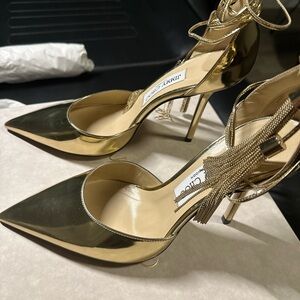 Jimmy choo (size38) gold color